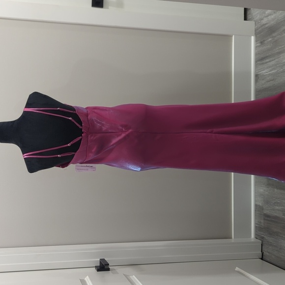 Wild Fable Pink Iridescent Evening Gown NWT! - Picture 5 of 6